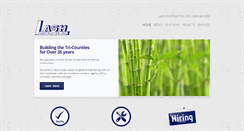 Desktop Screenshot of lashconstruction.com